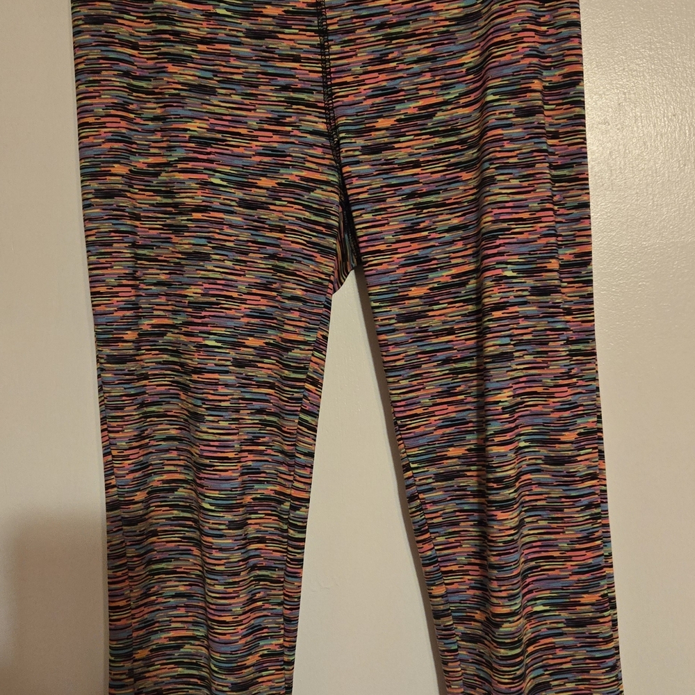 City Streets Multicolor Striped Leggings